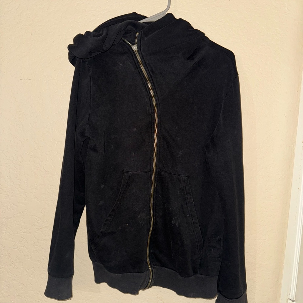 Black Zip-Up Hoodie